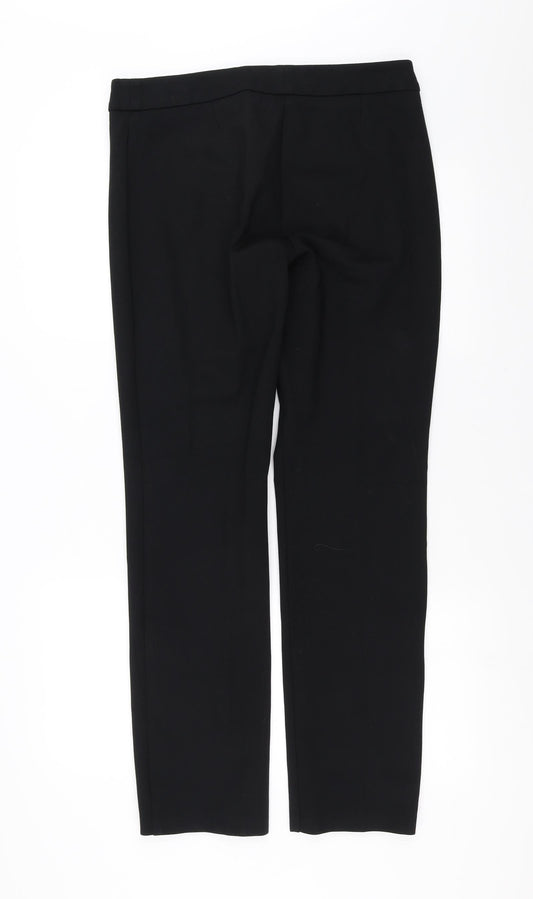 Womens UK Size 12 Marks and Spencer Slim Fit Black Trousers