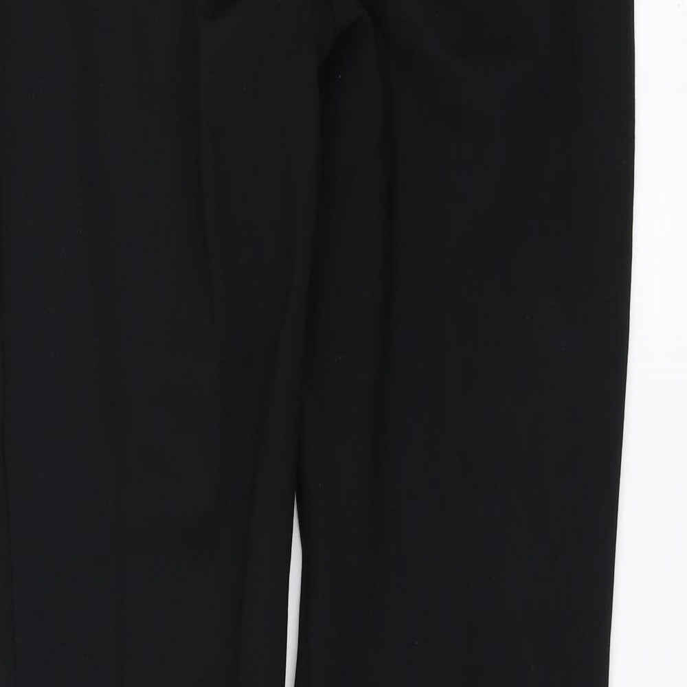 Womens UK Size 12 Marks and Spencer Slim Fit Black Trousers