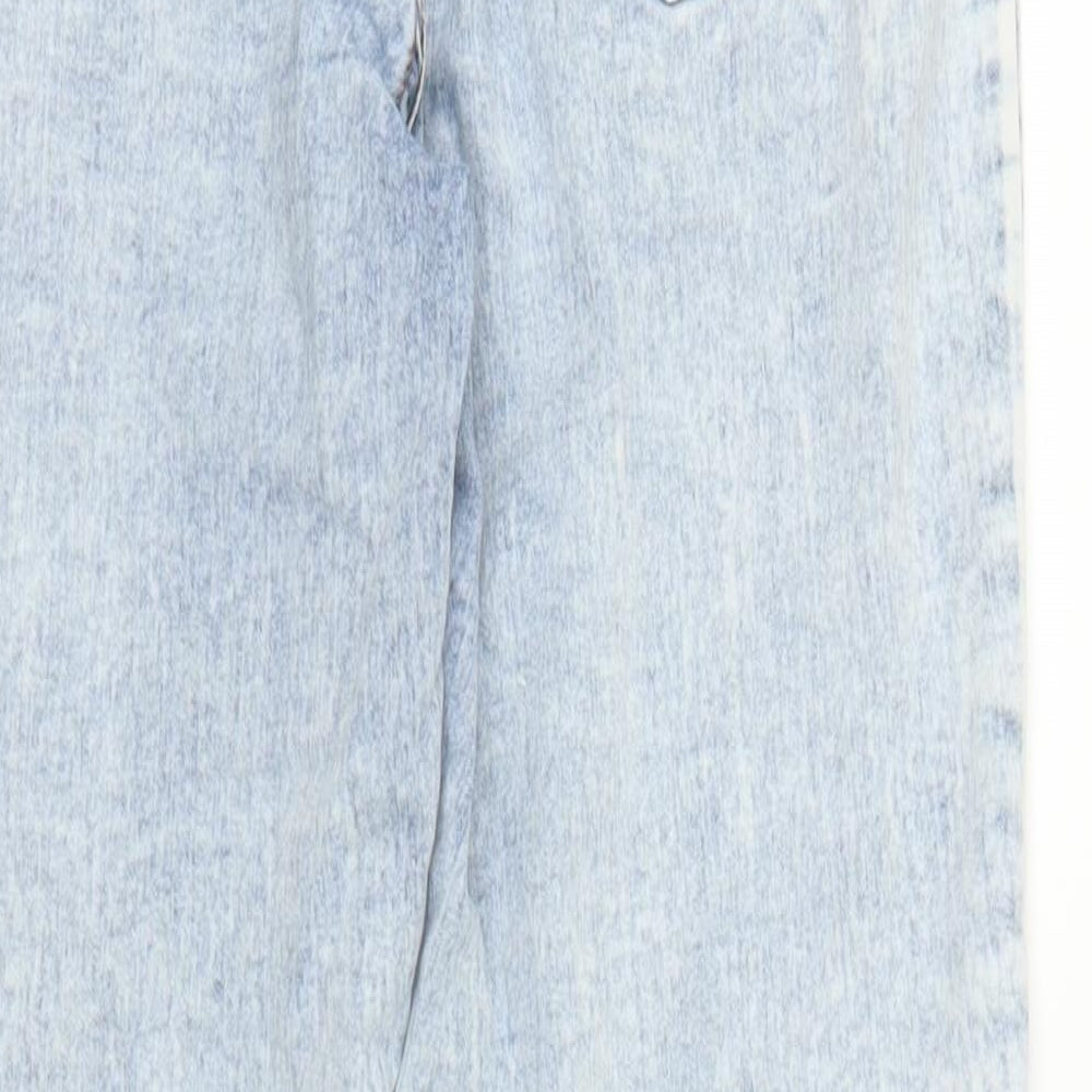 Primark Womens Blue Denim Mom Jeans Size 10 L25 in
