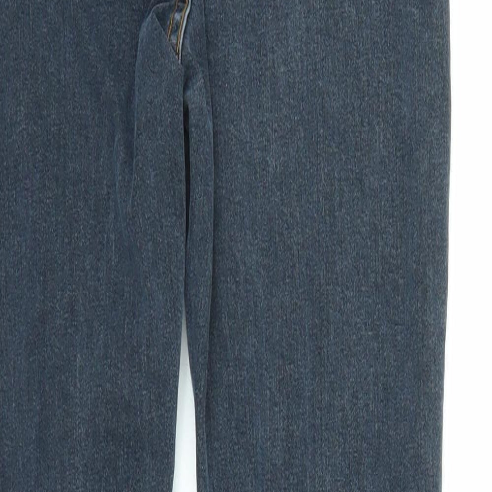PRETTYLITTLETHING Womens Blue Denim Skinny Jeans Size 10 L28 in