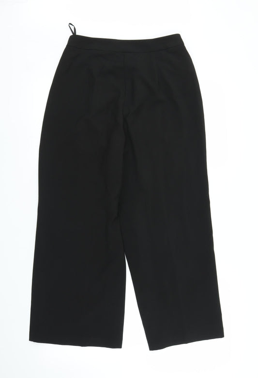 New Look Womens Black Trousers Size 12 L22 in