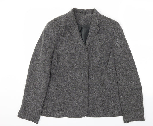 Principles Womens Grey Jacket Blazer Size 14