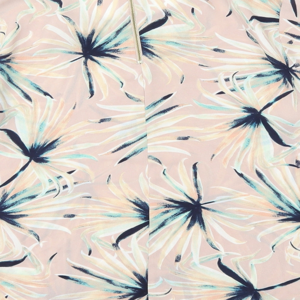 Primark Womens Pink Floral Basic Blouse Size 10