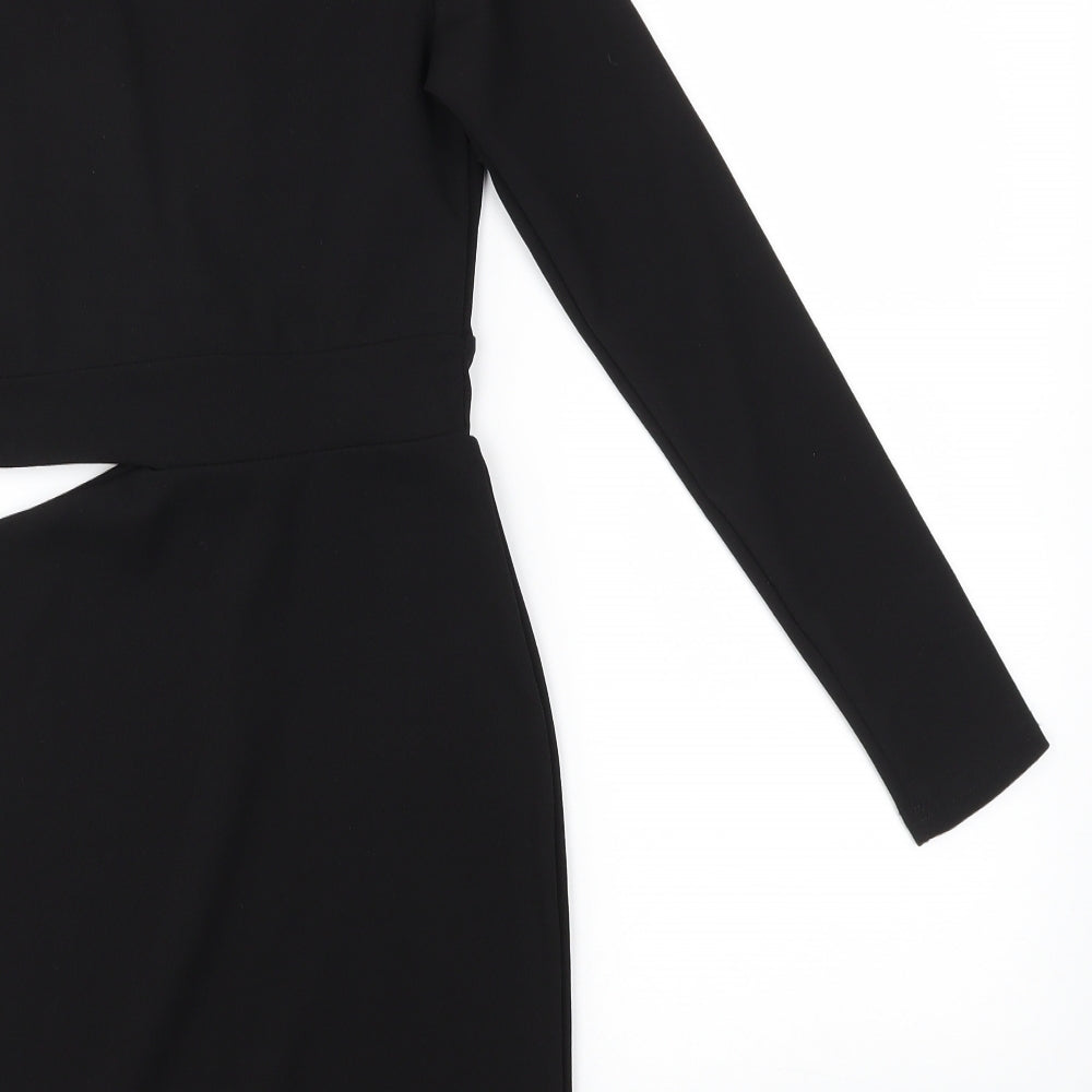 Pretty Little Thing Womens Black A-Line Size 6