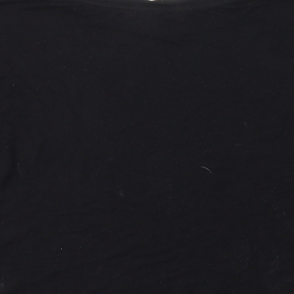 Womens UK Size 8 New Look Black Basic T-Shirt