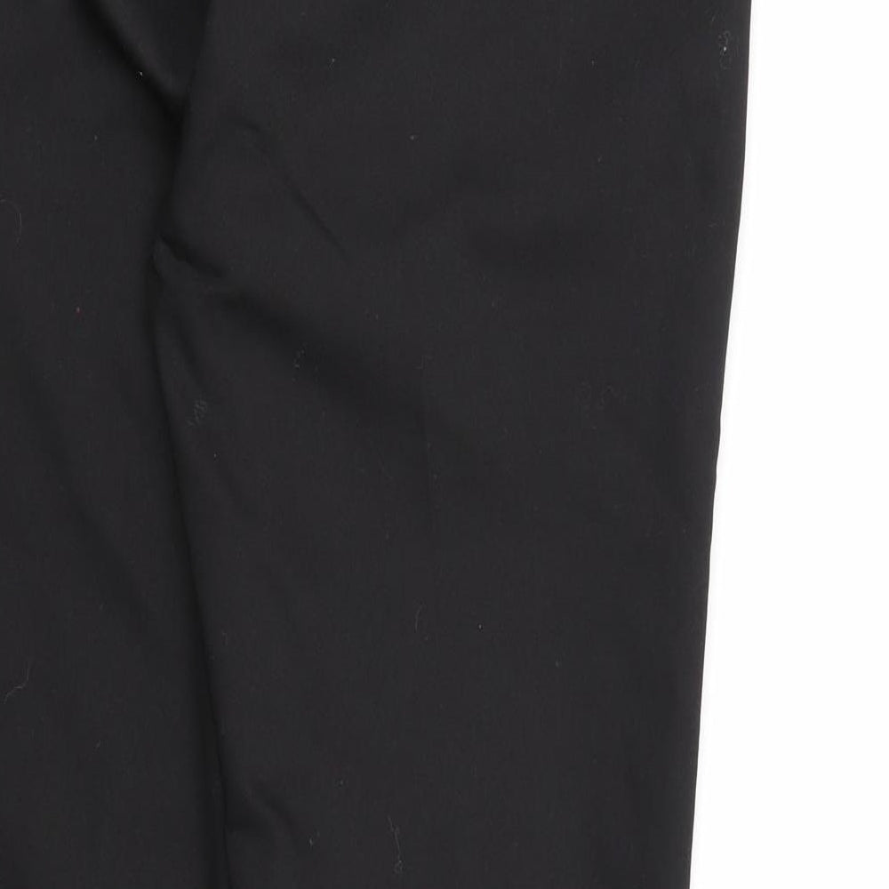 Lefties Womens Black Rayon Dress Pants Trousers Size L L26 in