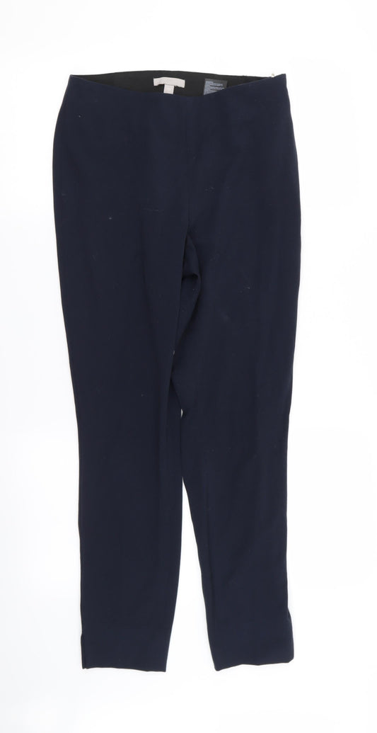 Womens UK Size 8 H&M Regular Fit Blue Trousers