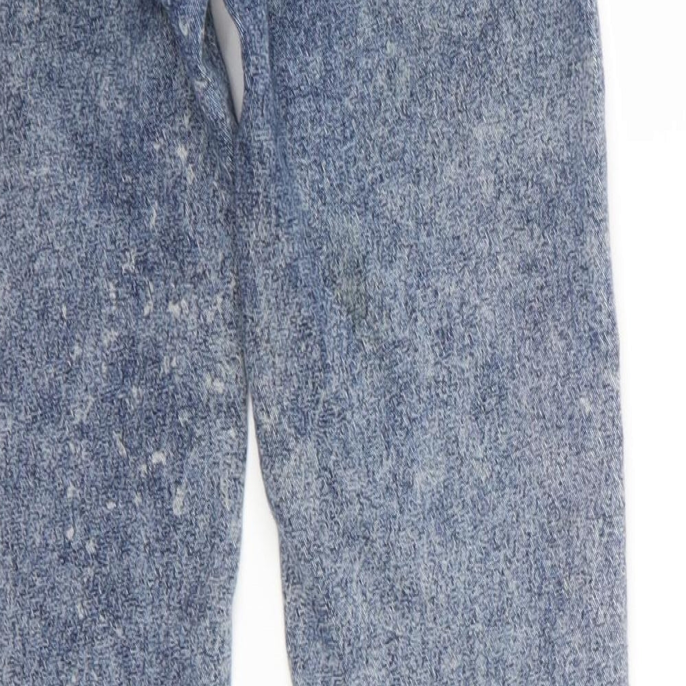 Womens UK Size 6 Zara Jegging Blue Leggings