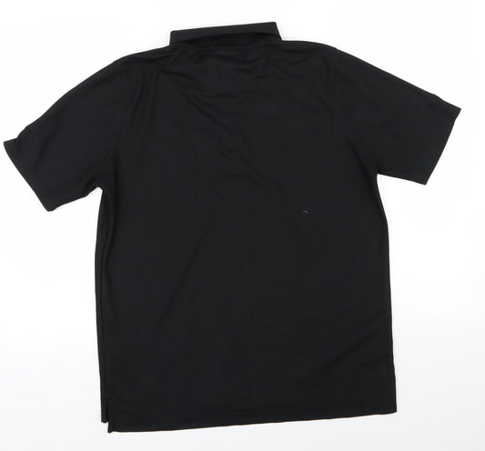 CALIBRE Mens Black Polo Size S