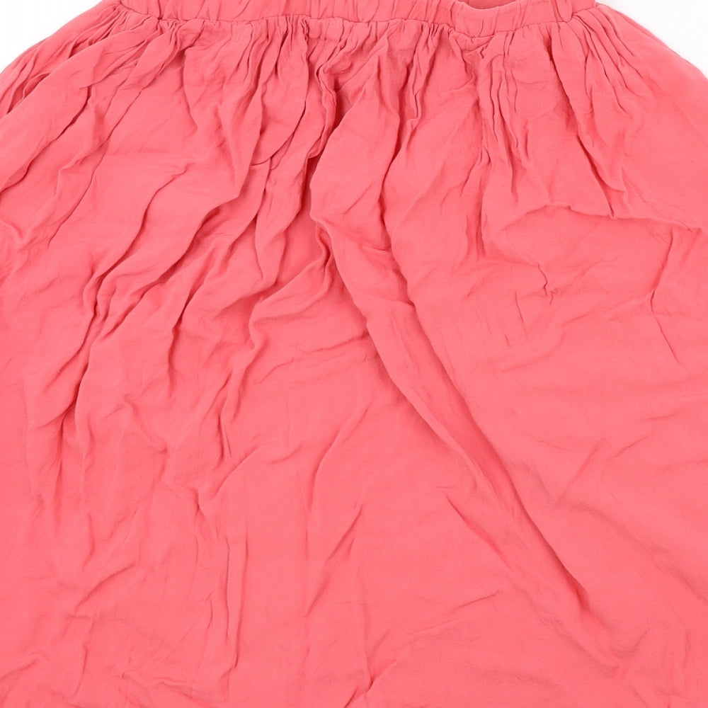New Look Womens Pink Flare Skirt Size 8