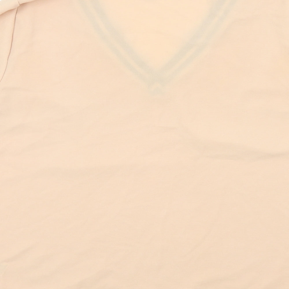 Womens UK Size 14 NEXT Beige Basic Blouse
