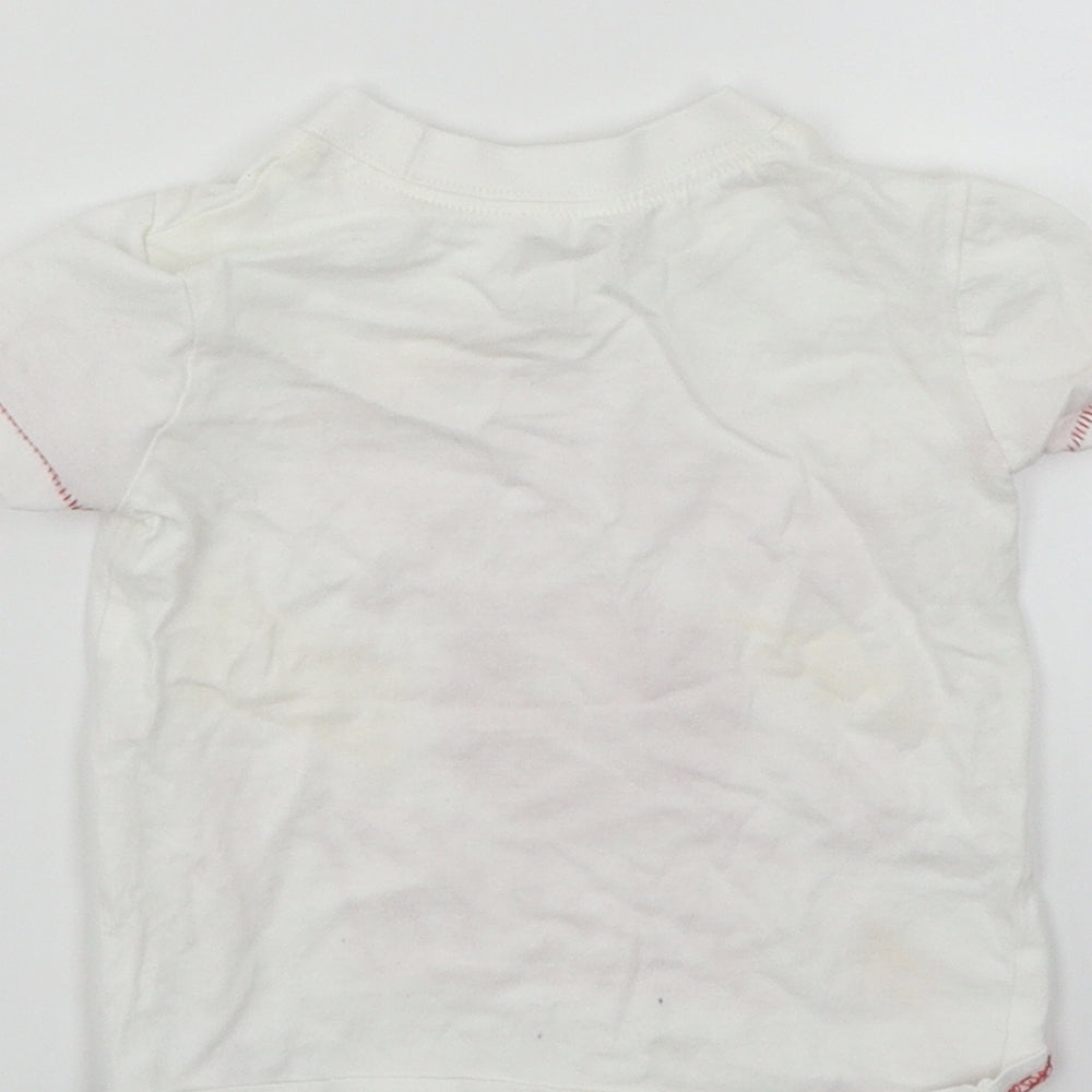 George Baby White Basic T-Shirt Size 12-18 Months