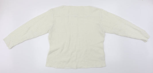 Editions Womens Ivory Pullover Jumper Size XL
