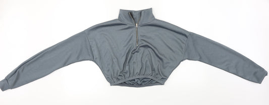 PRETTYLITTLETHING Womens Grey Pullover Jumper Size 6
