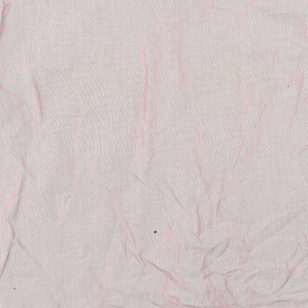 Atmosphere Mens Red Striped Button-Up Size M