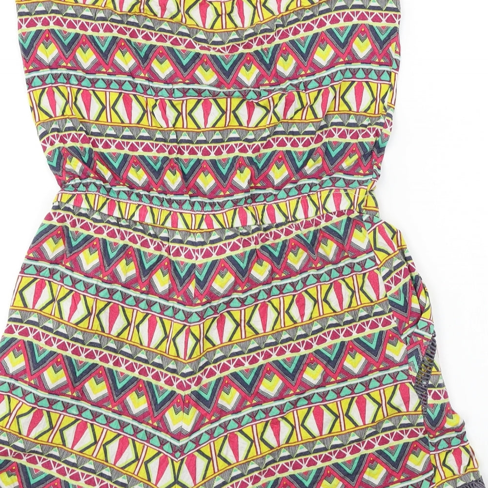 NEXT Womens Red Herringbone Jumpsuit One-Piece Size 10