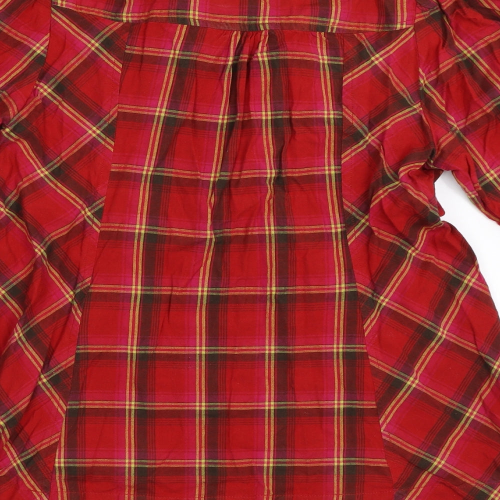 Womens UK Size 34 H&M Red Basic Blouse