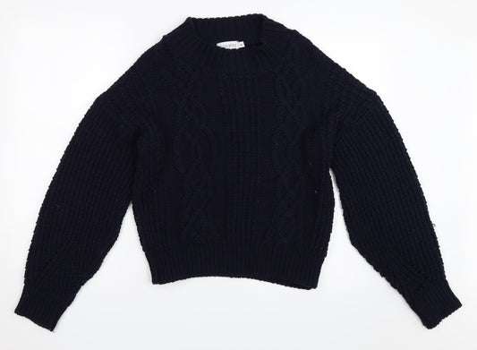 In the Style Womens Blue Pullover Jumper Size 6