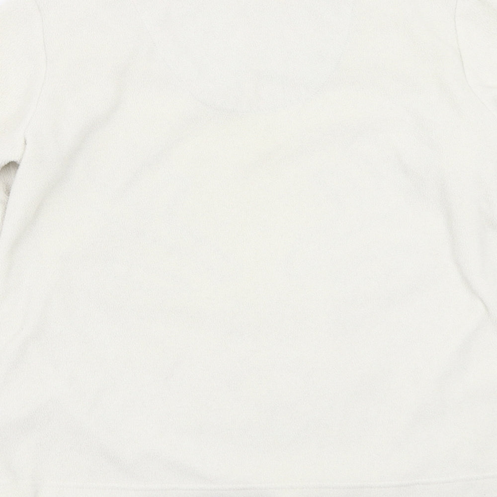 TU Womens White Rayon Pullover Jumper Size 10
