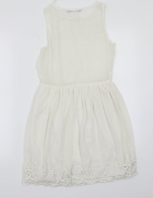 Zara Womens White A-Line Size XS