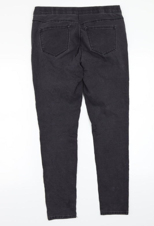 George Womens Grey Skinny Jeans Size 12 L27 in