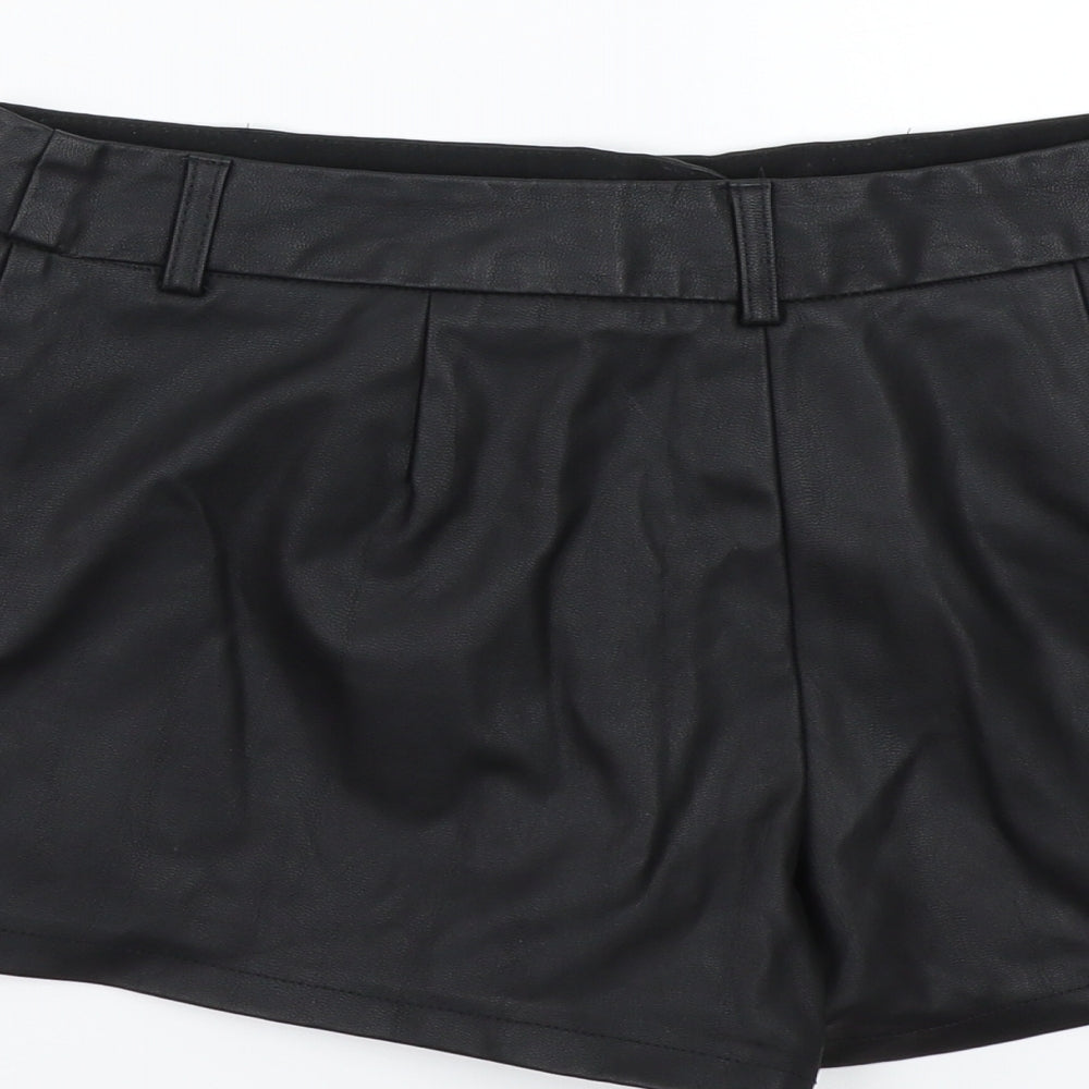 Papaya Womens Black Bermuda Shorts Size 8