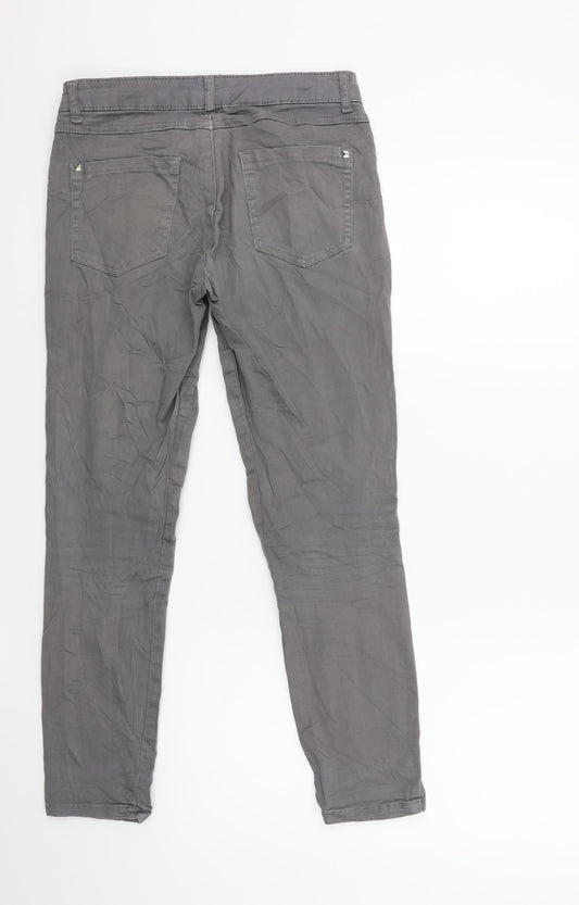 Womens UK Size 6 RESERVED Regular Fit Skinny Grey Jeans