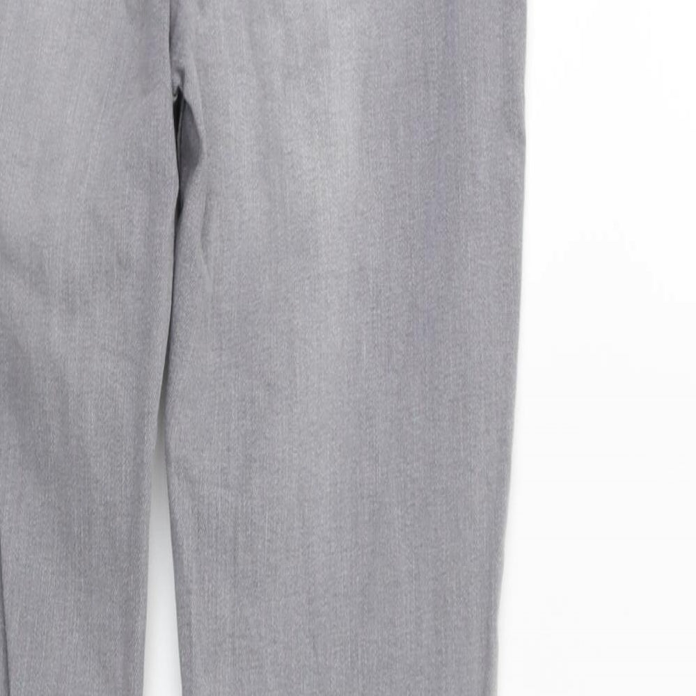 Denim & Co. Womens Grey Denim Skinny Jeans Size 8 L29 in
