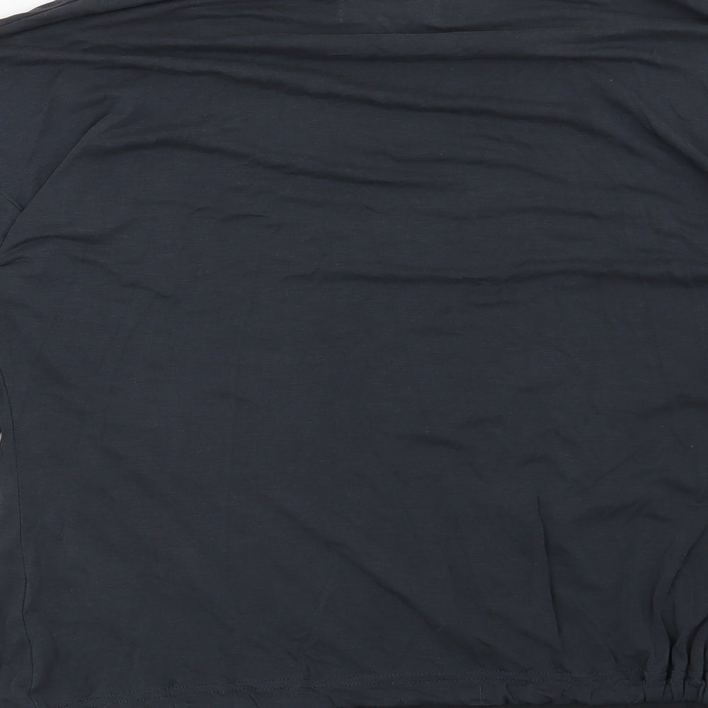 F&F Womens Blue Top Pyjama Top Size S - It's a stay at home kind of a day