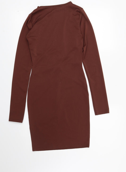 Missguided Womens Brown Bodycon Size 6