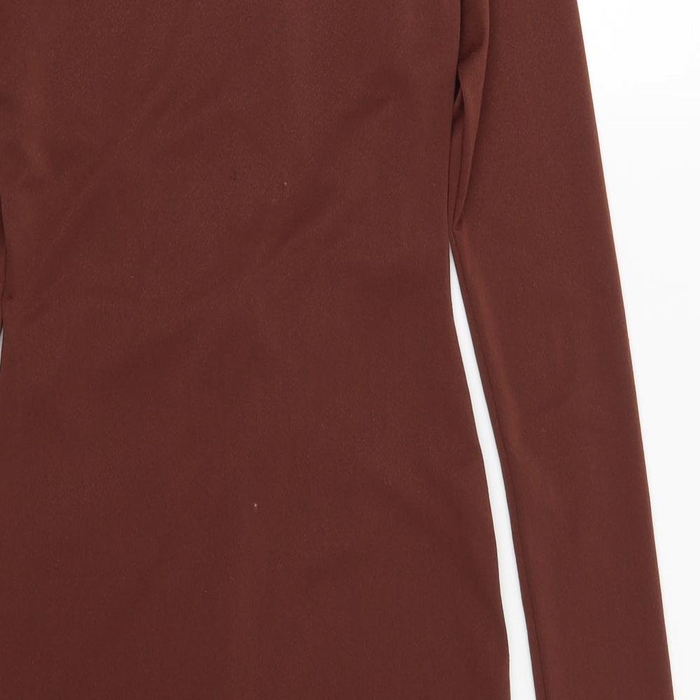 Missguided Womens Brown Bodycon Size 6