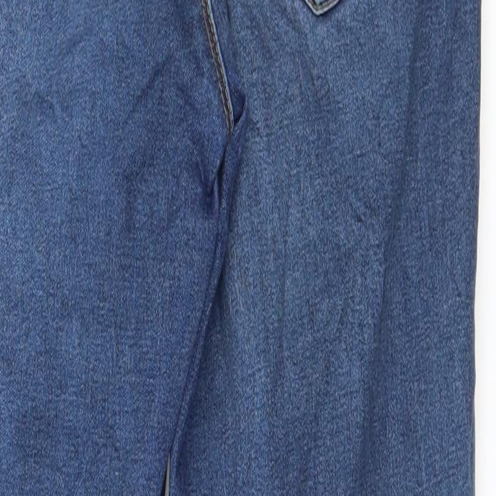 Denim & Co. Womens Blue Denim Skinny Jeans Size 12 L27 in