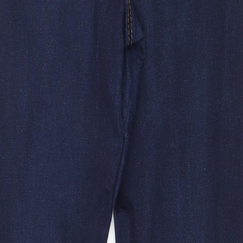 Denim & Co. Womens Blue Denim Skinny Jeans Size 12 L30 in