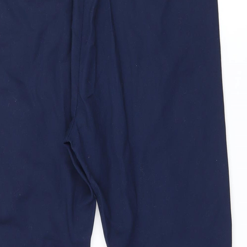 Womens UK Size 12 Marks and Spencer Regular Fit Blue Trousers