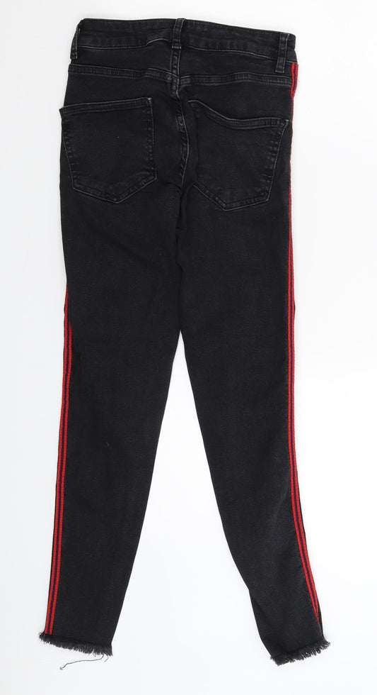 Denim Co Womens Black Denim Skinny Jeans Size 6 L25 in