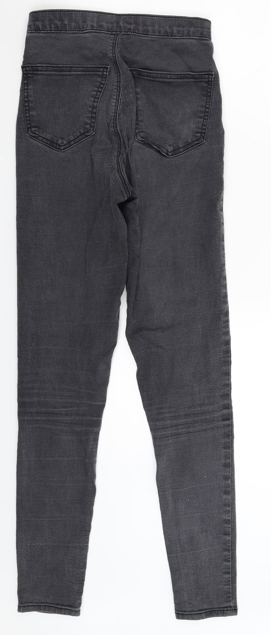 Topshop Womens Black Denim Jegging Jeans Size 26 in L30 in