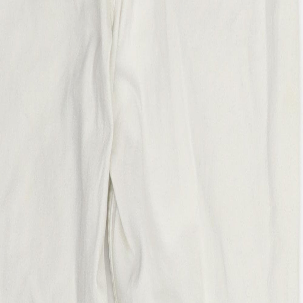 Topshop Womens White Denim Jegging Jeans Size 28 in L25 in