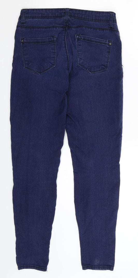 Denim Co Womens Blue Denim Jegging Jeans Size 10 L28 in