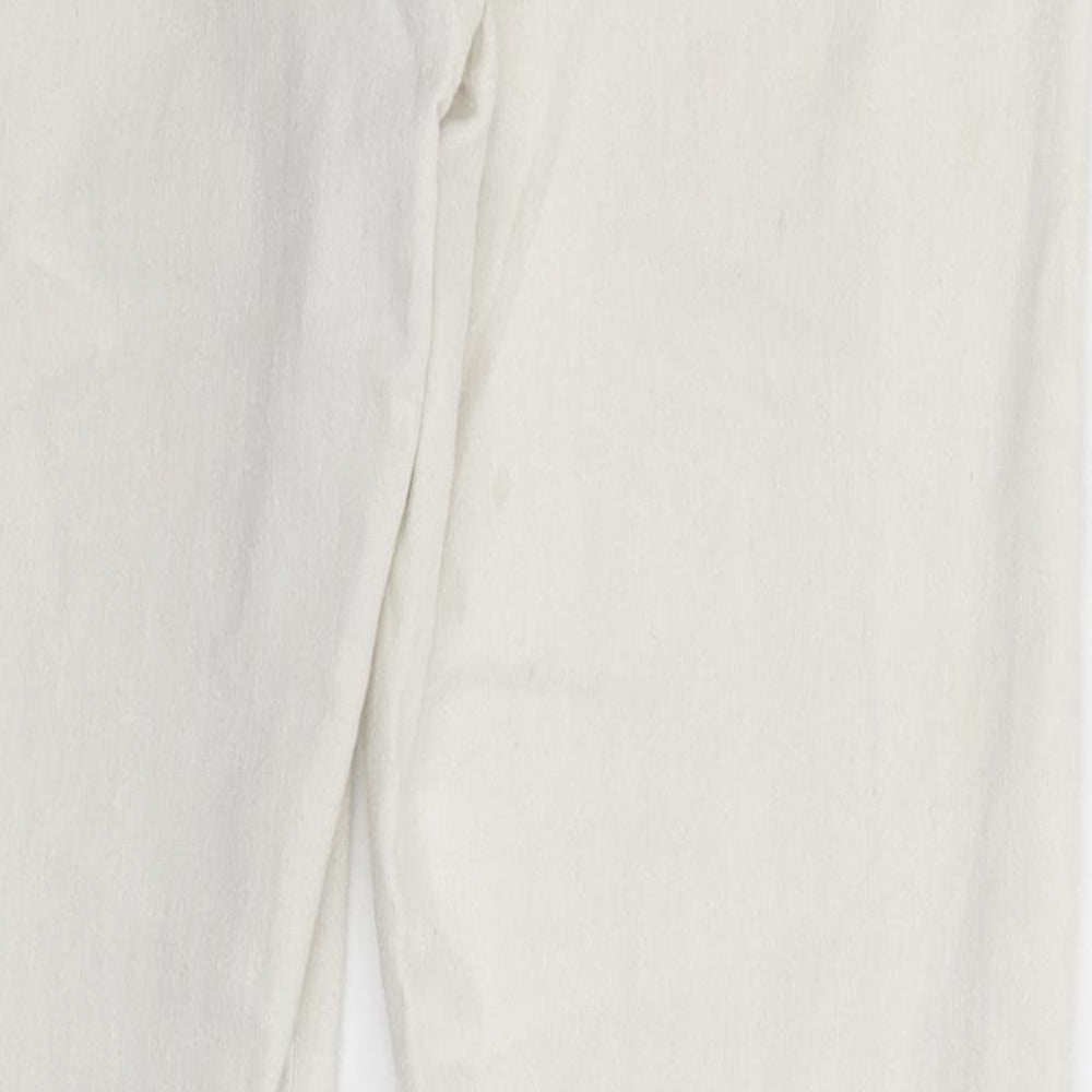 Denim Co Womens White Denim Jegging Jeans Size 10 L29 in