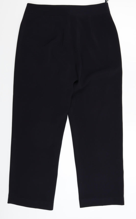 Per Una Womens Blue Dress Pants Trousers Size 12 L28 in