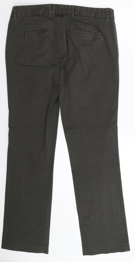 Womens UK Size 12 Zara Slim Fit Grey Trousers