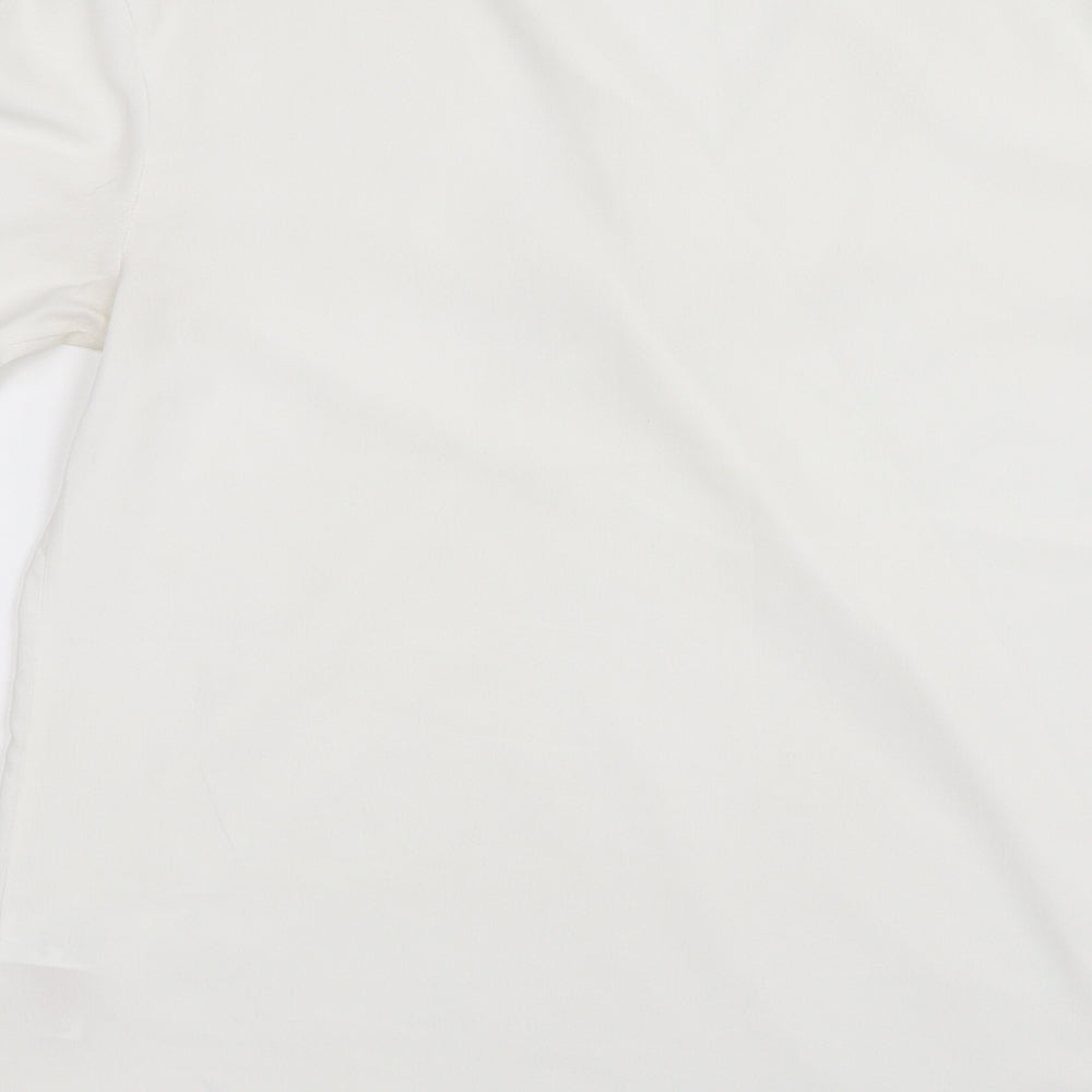 F&F Womens White Basic Blouse Size S