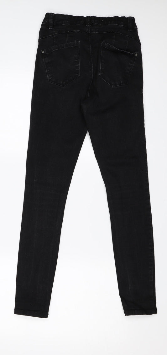 Denim & Co. Womens Black Skinny Jeans Size 10 L27 in