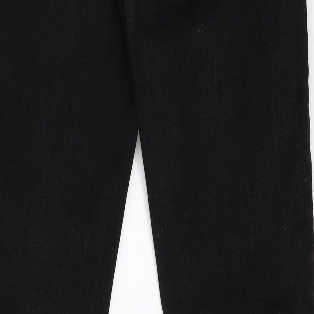 Womens UK Size 10 Denim & Co. Regular Fit Skinny Black Jeans