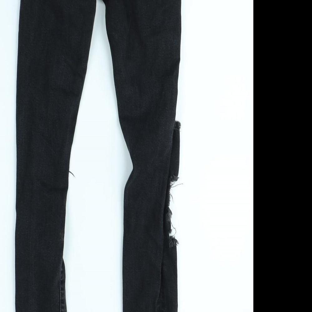 Denim & Co. Womens Black Skinny Jeans Size 6 L29 in