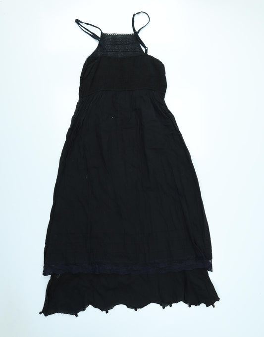 Preworn Womens Black Fit & Flare Size 8