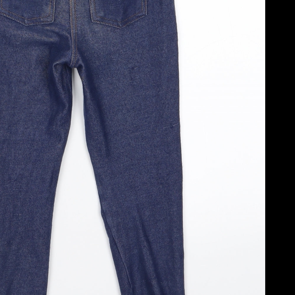 TU Girls Blue Jegging Trousers Size 4 Years
