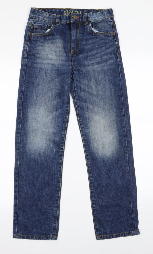 Primark Womens Blue Bootcut Jeans Size 16 L25 in