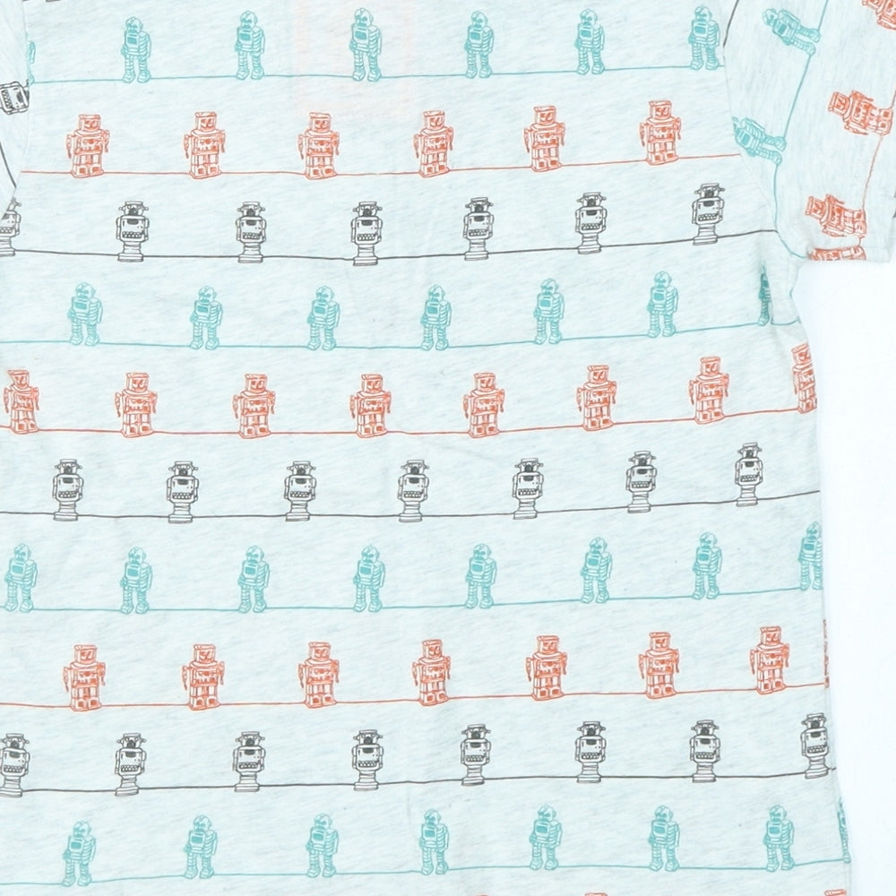 TU Boys Grey Basic T-Shirt Size 3-4 Years - Robot