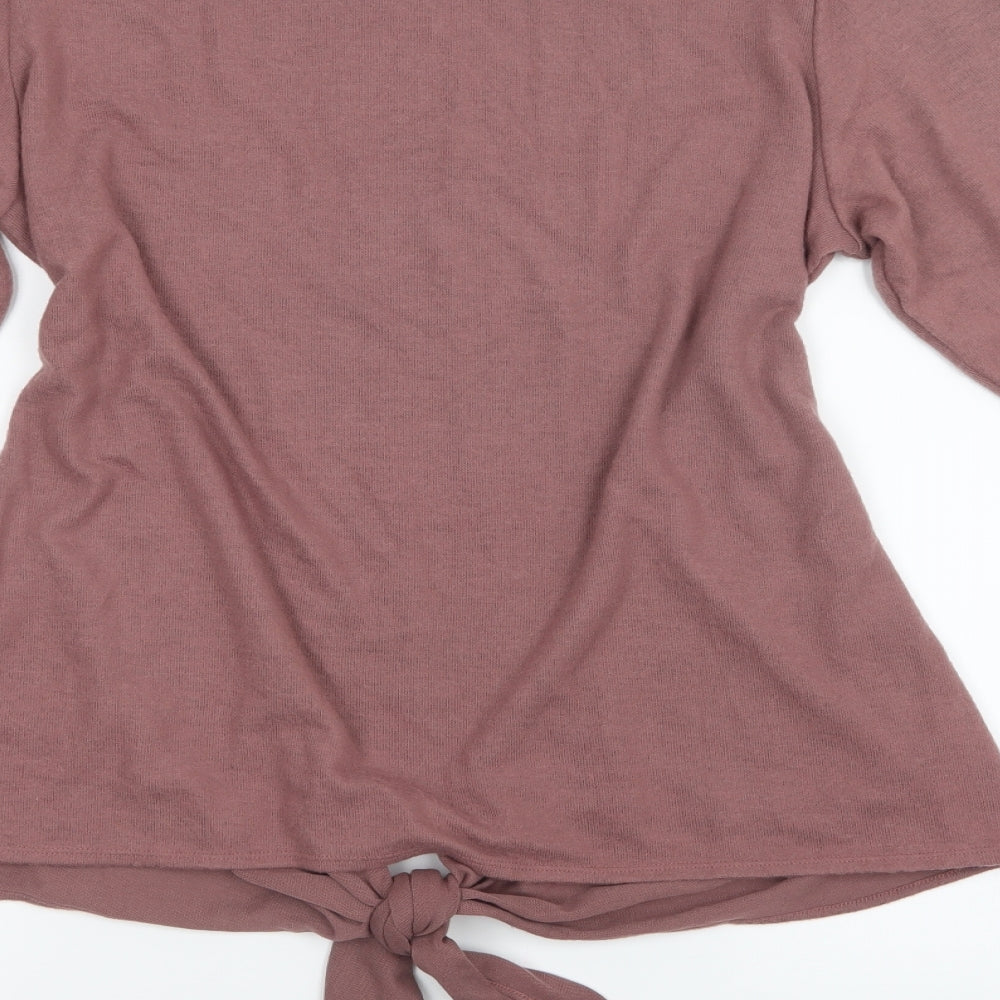 Womens UK Size 18 Preworn Purple Basic T-Shirt